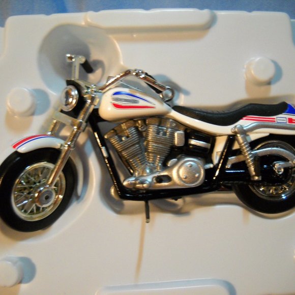 VINTAGE 2002 Hallmark Harley Davidson 1971 FX1200 Super Glide MIB - Picture 2 of 4